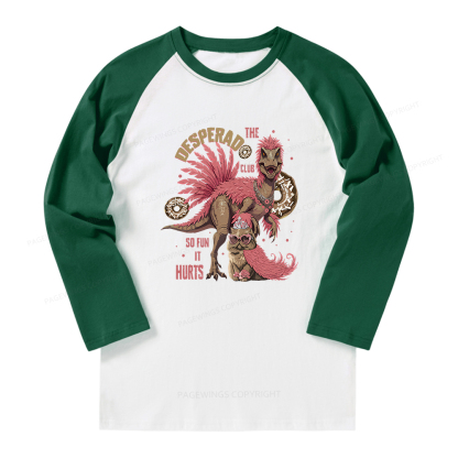Pagewings Desperado Club Vintage Long Sleeve Raglan T-shirt