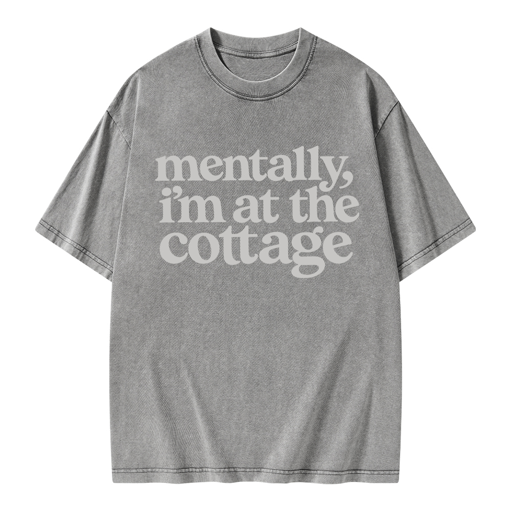 Pagewings At The Cottage Unisex Washed T-shirt