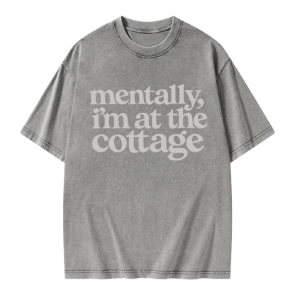 Pagewings At The Cottage Unisex Washed T-shirt