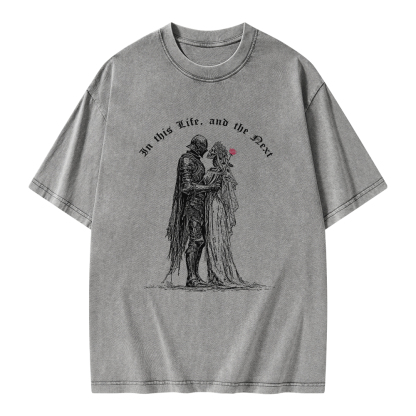 Pagewings Gothic Knight Unisex Washed T-shirt