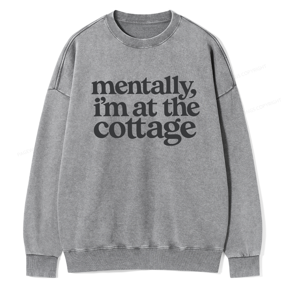 Pagewings At The Cottage Washed Sweatshirt