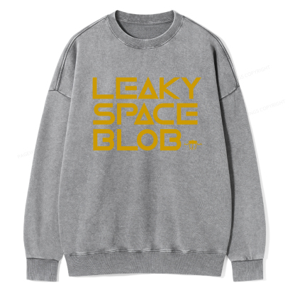 Pagewings Leaky Space Blob Washed Sweatshirt