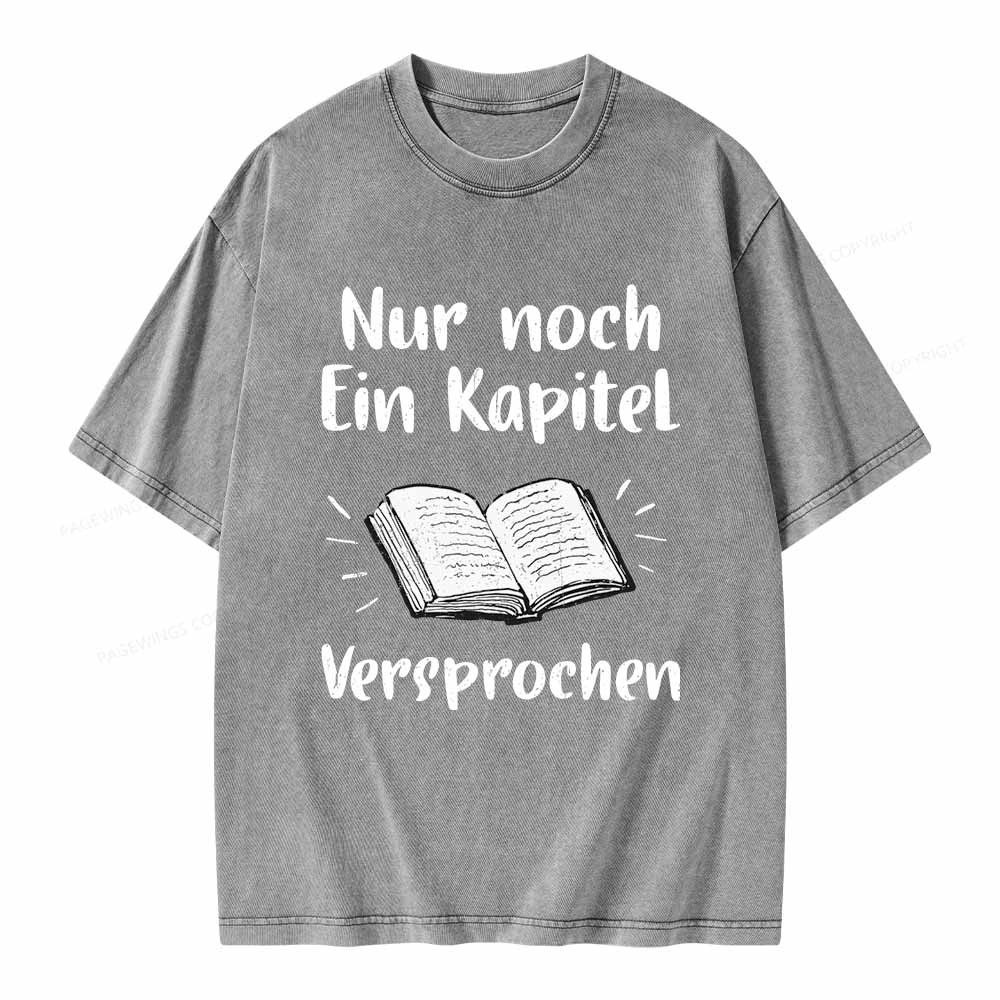 Pagewings Book on Unisex Tie Dye T-Shirt Unisex Washed T-shirt