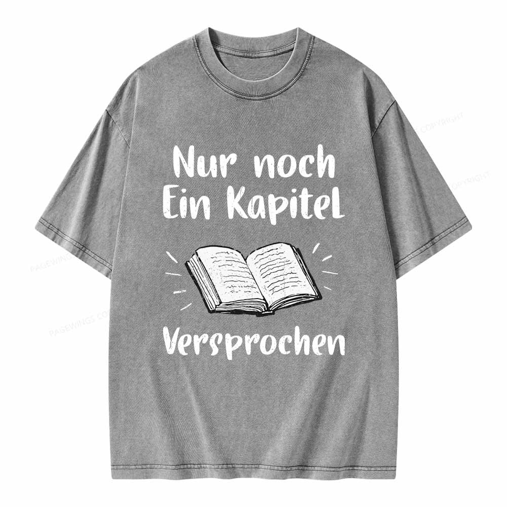 Pagewings Book on Unisex Tie Dye T-Shirt Unisex Washed T-shirt