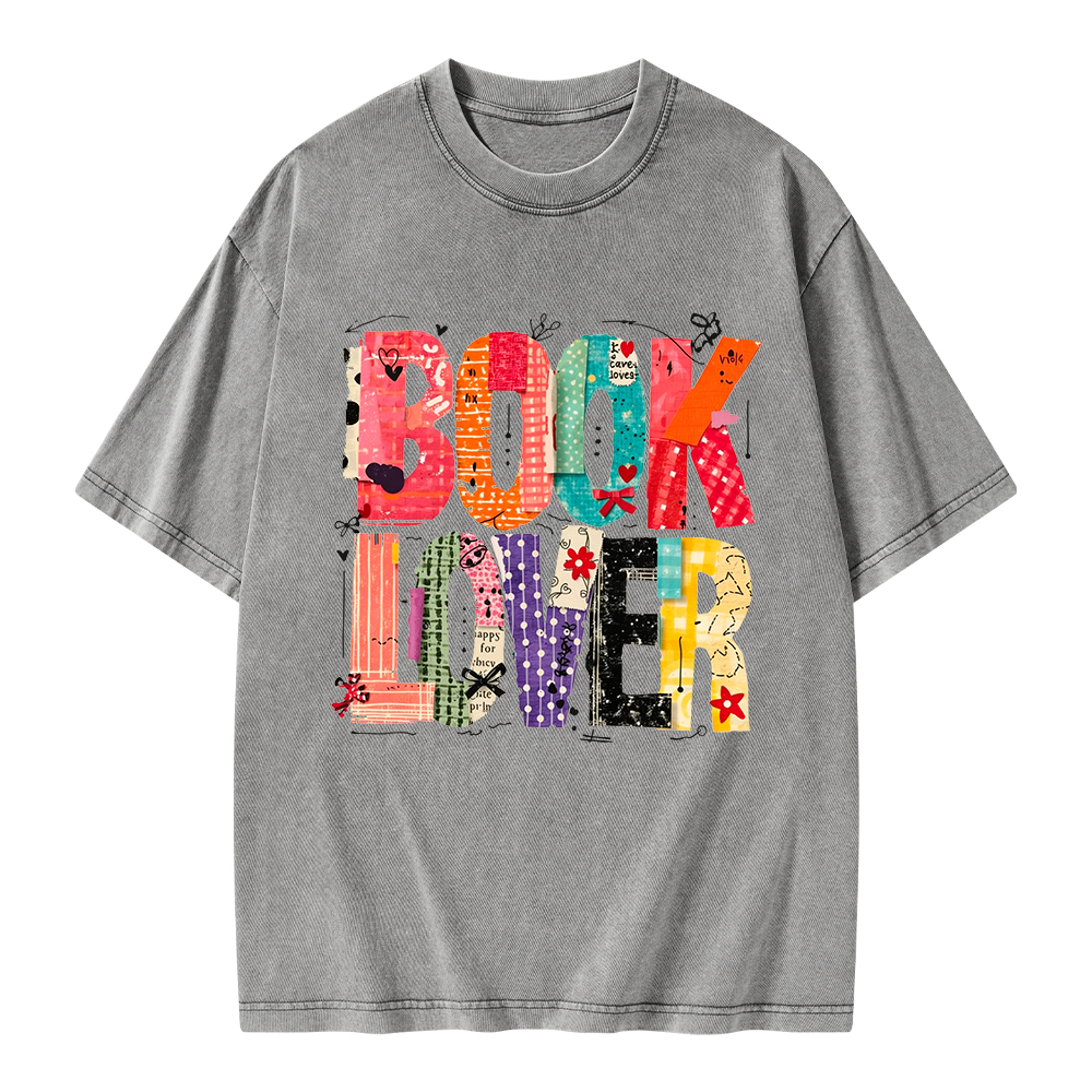 Pagewings Book Lover Unisex Washed T-shirt