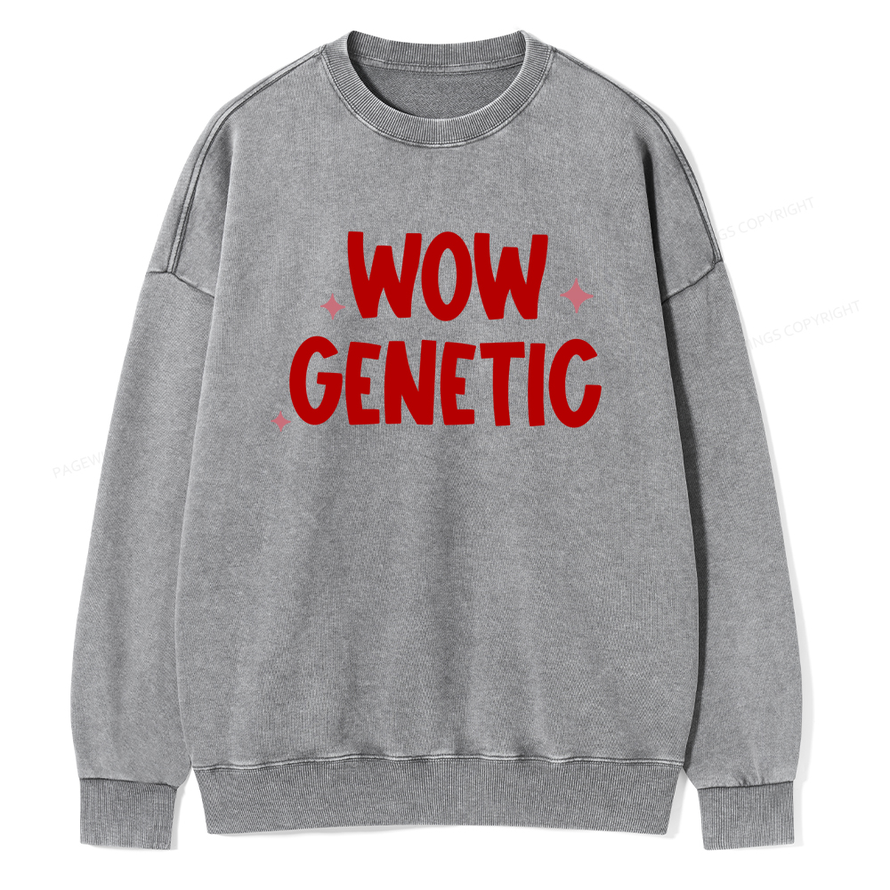 Pagewings Wow Genetic Washed Sweatshirt