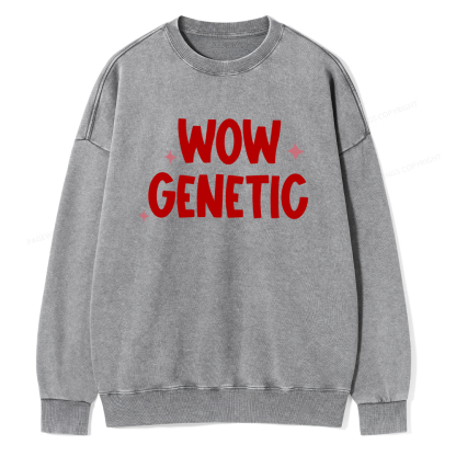 Pagewings Wow Genetic Washed Sweatshirt