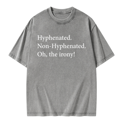 Pagewings Non Hyphenated Unisex Washed T-shirt