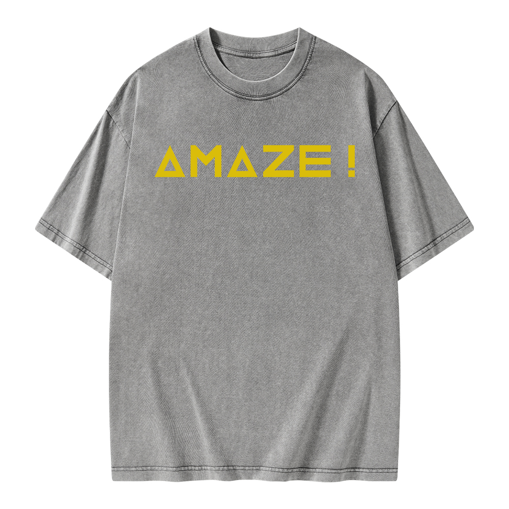 Pagewings Amaze Unisex Washed T-shirt