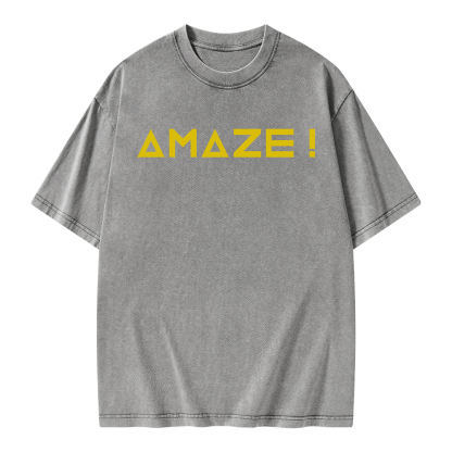 Pagewings Amaze Unisex Washed T-shirt
