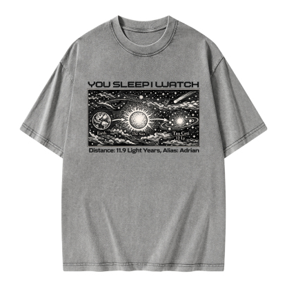 Pagewings Tau Ceti Unisex Washed T-shirt