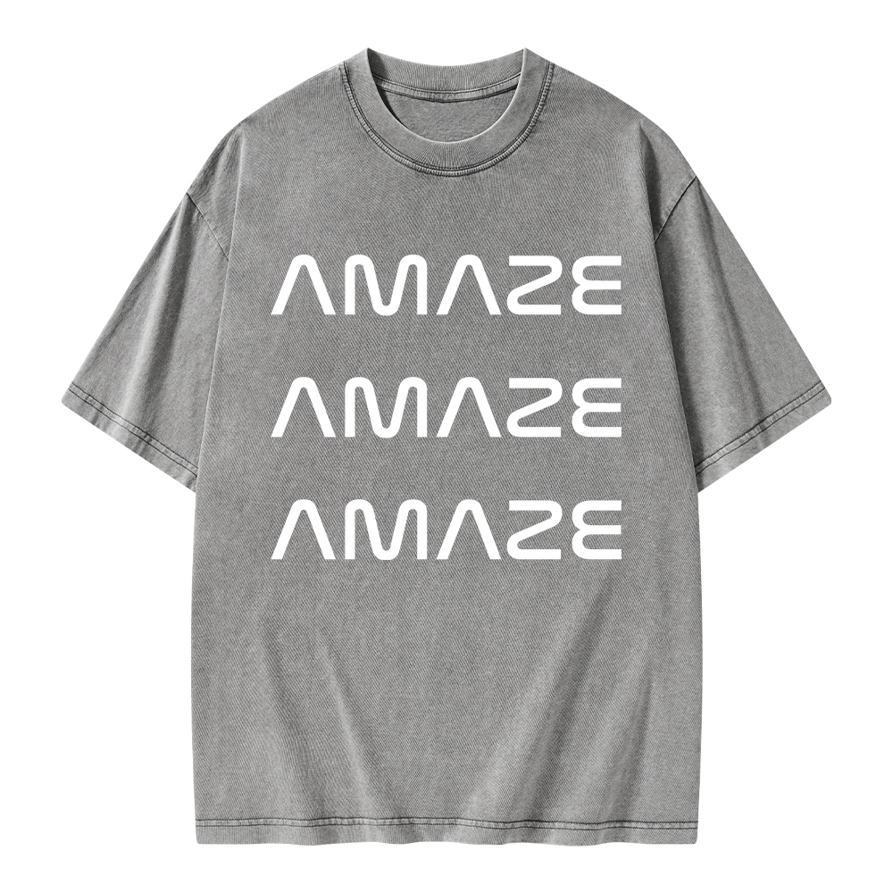 Pagewings Amaze Unisex Washed T-shirt