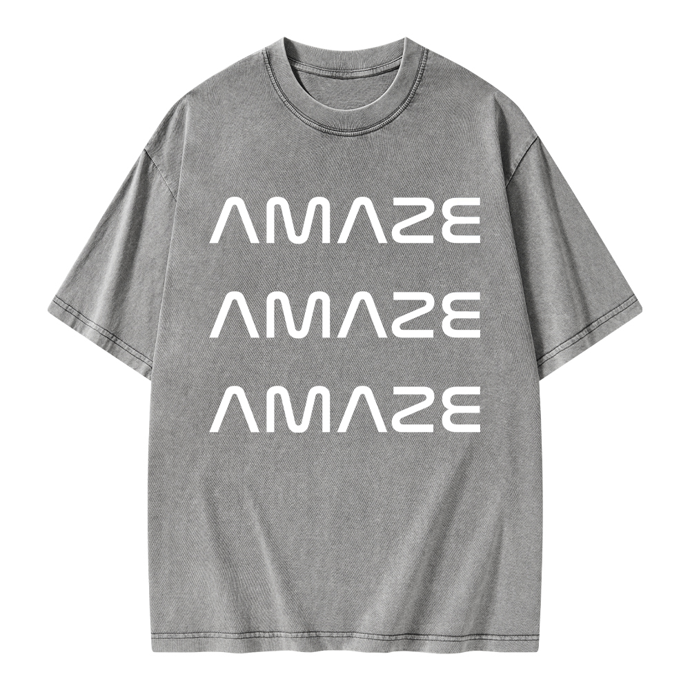 Pagewings Amaze Unisex Washed T-shirt