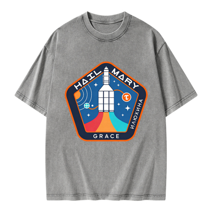 Pagewings Read Sci-Fi Unisex Washed T-shirt