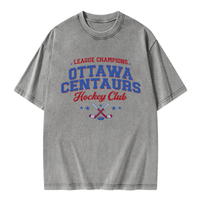 Pagewings Hockey Romance Unisex Washed T-shirt