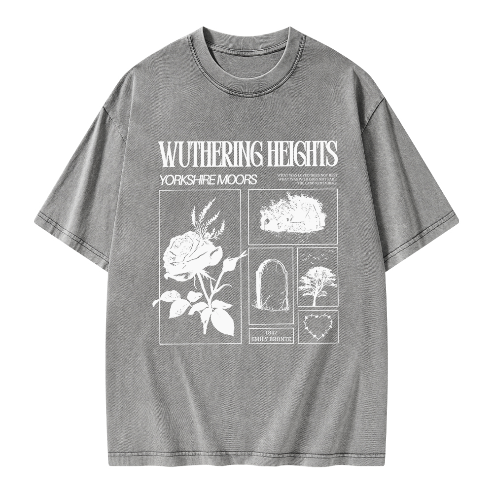 Pagewings Literary Quote Unisex Washed T-shirt