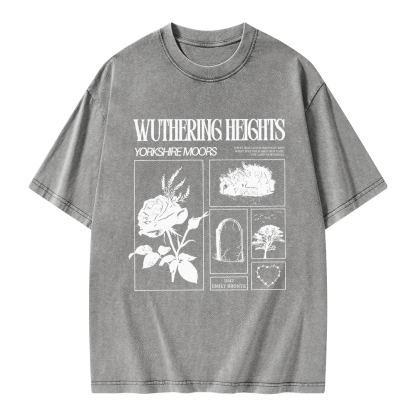 Pagewings Literary Quote Unisex Washed T-shirt