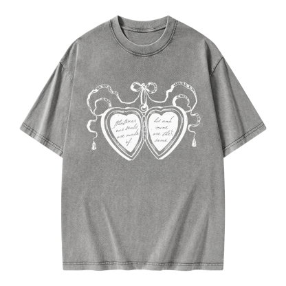 Pagewings Whatever Our Souls Are Made Of Unisex Washed T-shirt