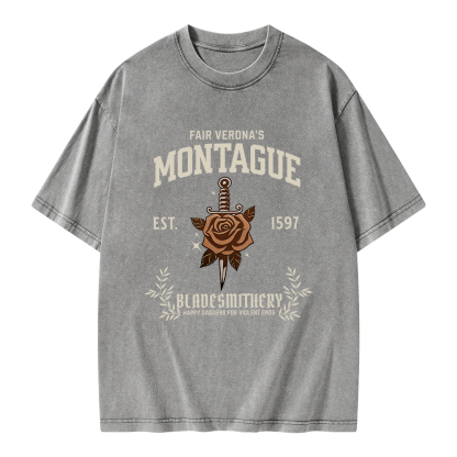 Pagewings Montague Unisex Washed T-shirt