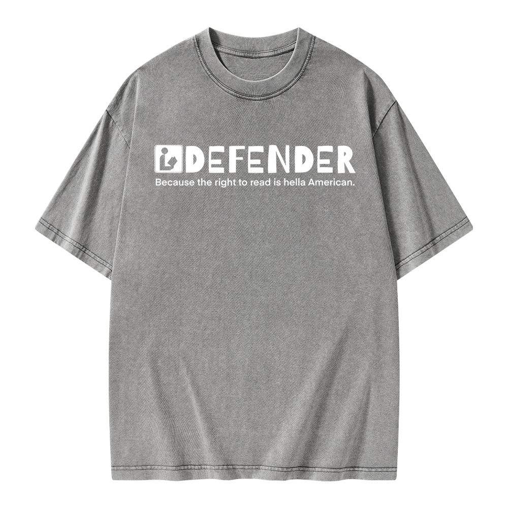 Pagewings The Right To Read Unisex Washed T-shirt