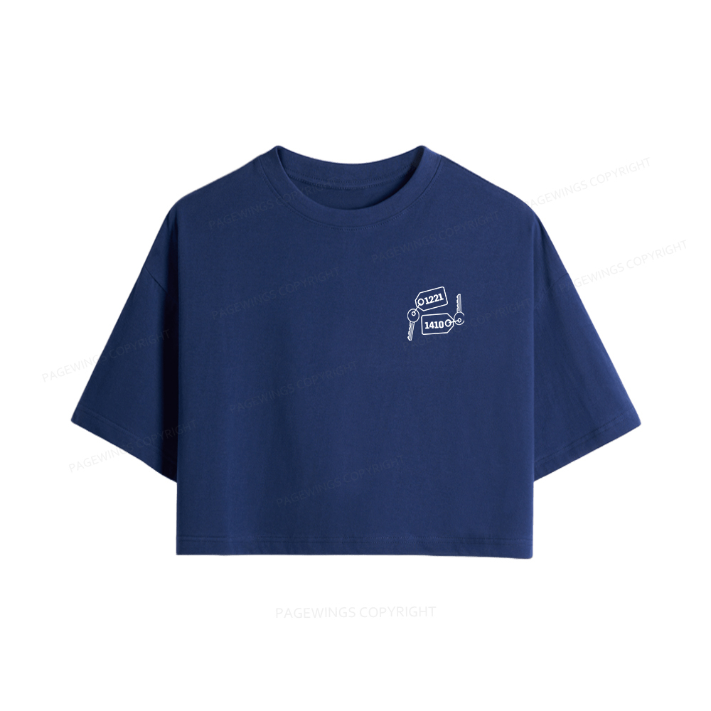 Pagewings Room Numbers Women Crop Tops