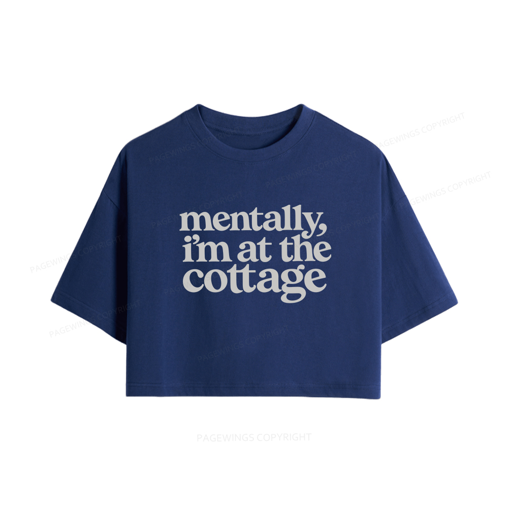 Pagewings At The Cottage Women Crop Tops