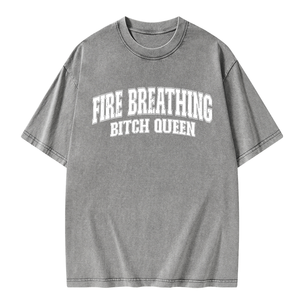 Pagewings Bookish Queen Unisex Washed T-shirt