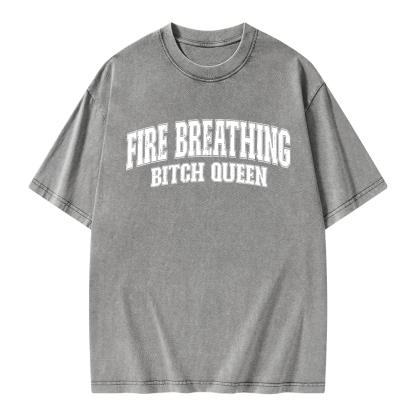 Pagewings Bookish Queen Unisex Washed T-shirt