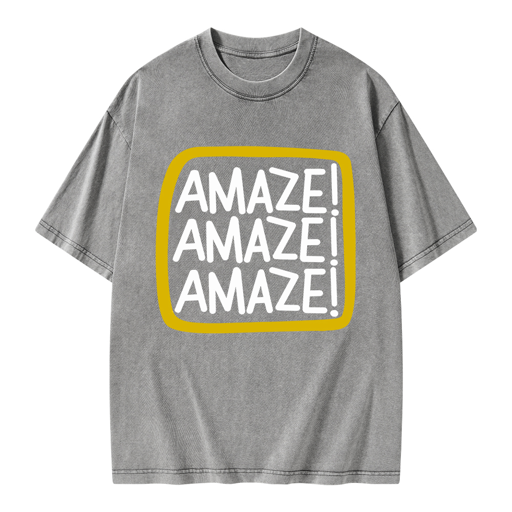 Pagewings Amaze Unisex Washed T-shirt