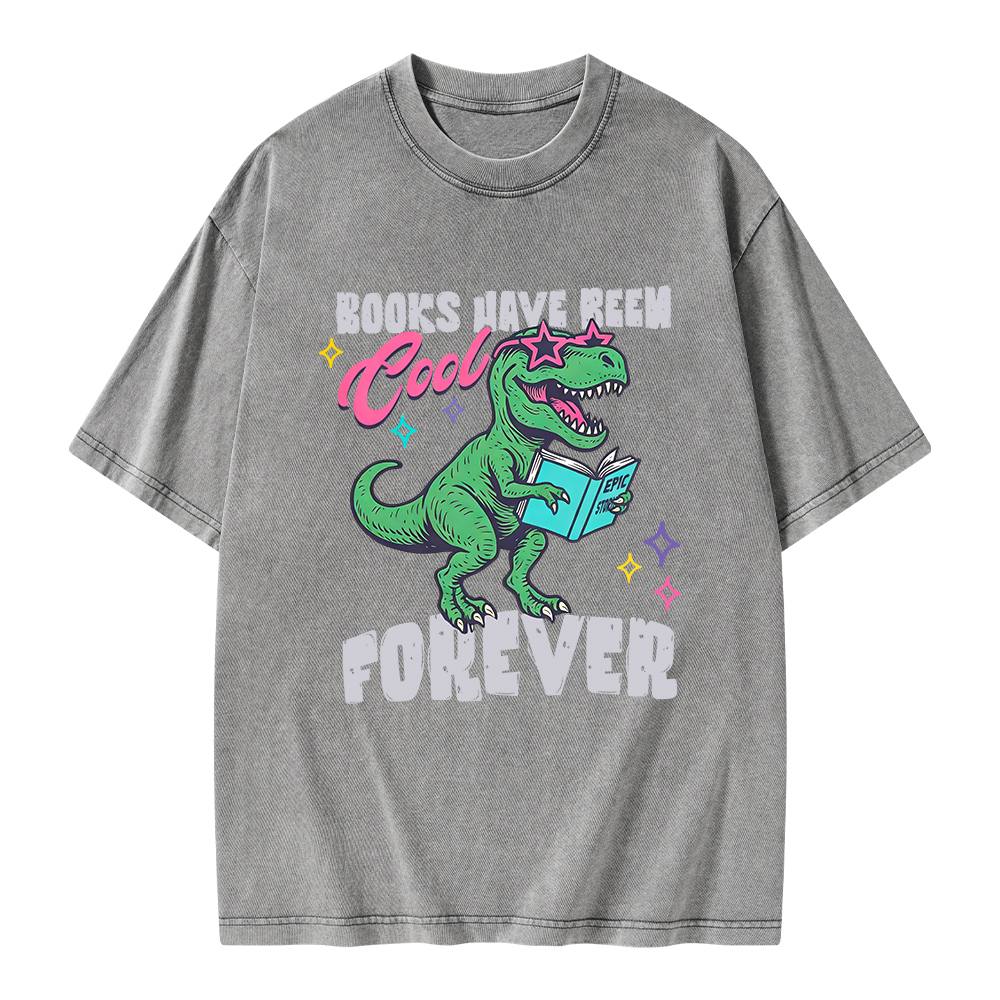 Pagewings Books Have Been Cool Forever Unisex Washed T-shirt