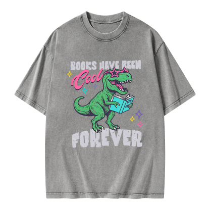 Pagewings Books Have Been Cool Forever Unisex Washed T-shirt