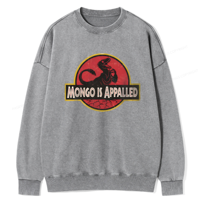 Pagewings Mongo Is Appalled Unisex Washed Sweatshirt