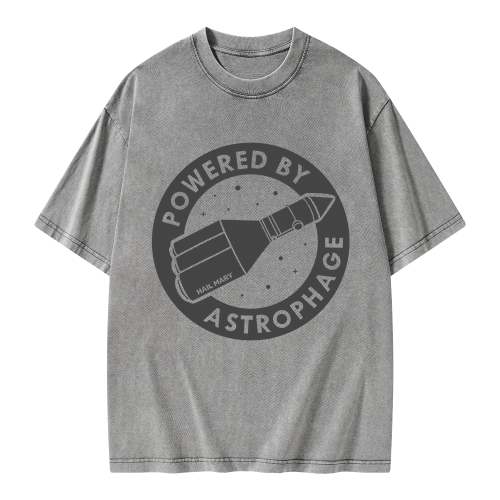 Pagewings Powered By Astrophage Unisex Washed T-shirt