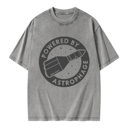 Pagewings Powered By Astrophage Unisex Washed T-shirt