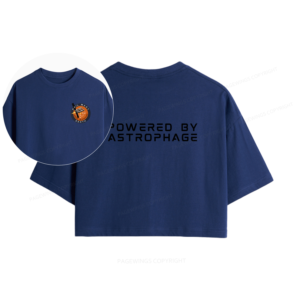 Pagewings Powered By Astrophage Women Crop Tops