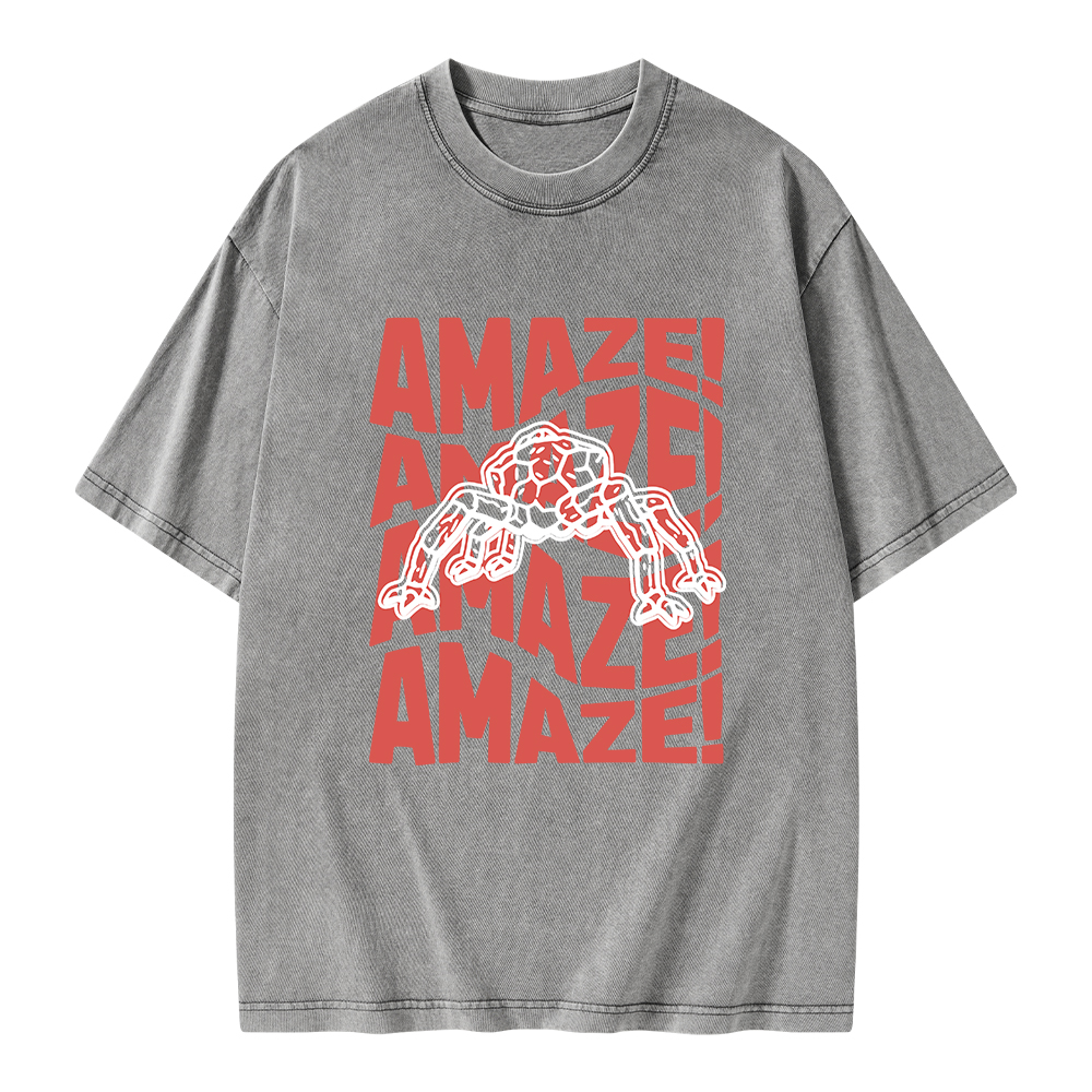 Pagewings Amaze Space Unisex Washed T-shirt
