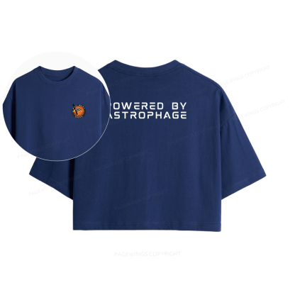 Pagewings Powered By Astrophage Women Crop Tops