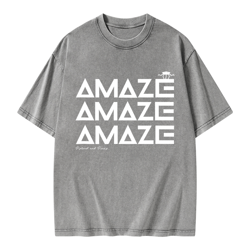 Pagewings Amaze Unisex Washed T-shirt