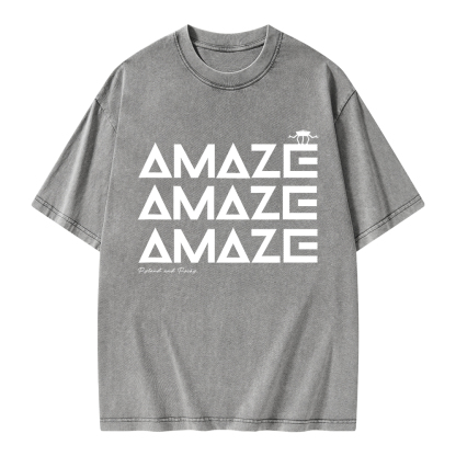Pagewings Amaze Unisex Washed T-shirt