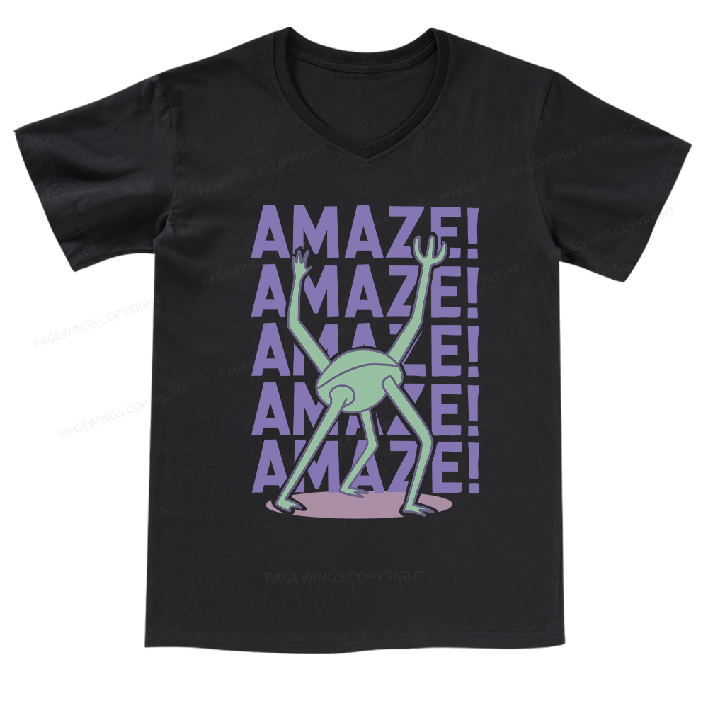 Pagewings Rocky Amaze V-neck T-shirt
