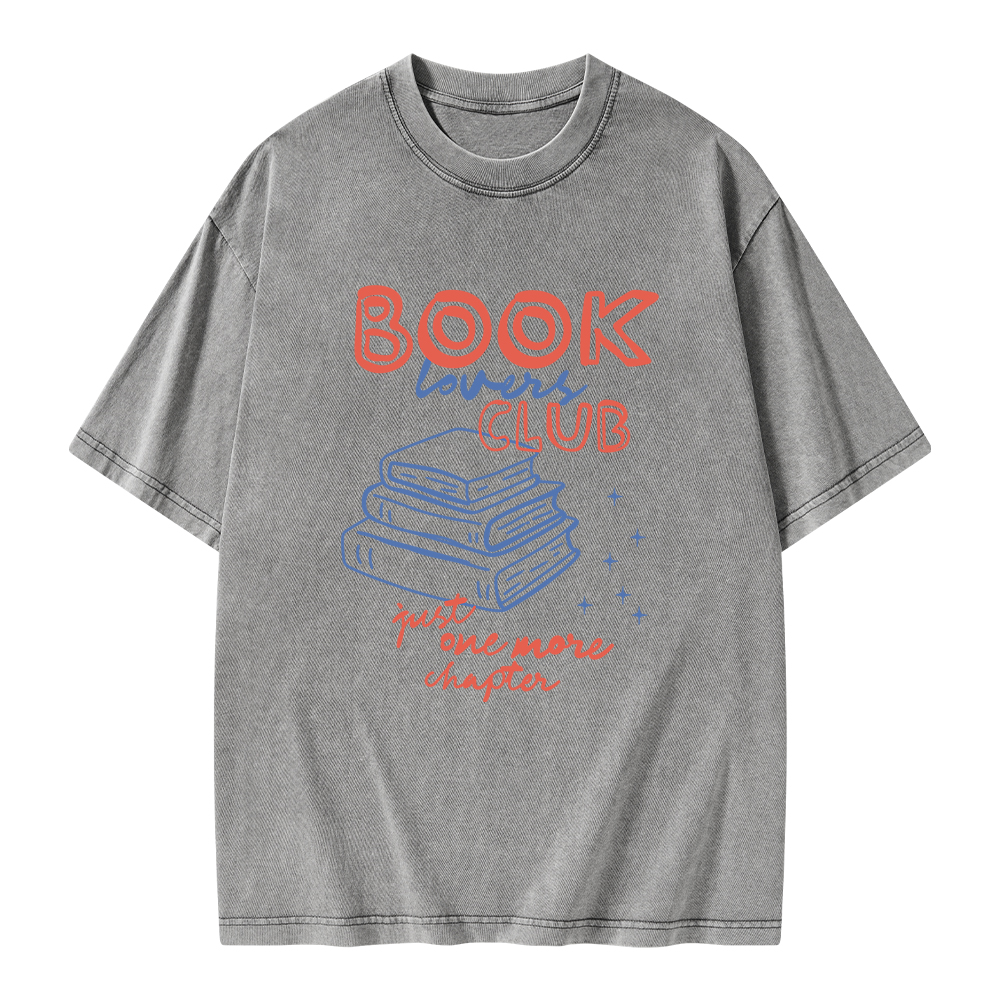 Pagewings Book Lovers Club Unisex Washed T-shirt