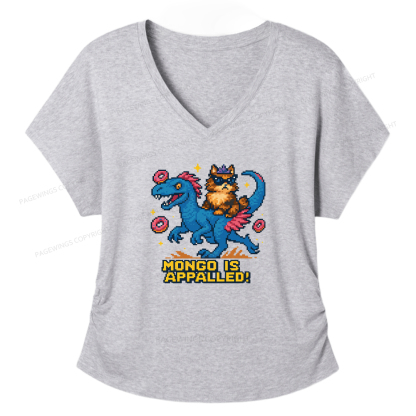 Pagewings Mongo Is Appalled Women's Modal V-neck T-shirt  