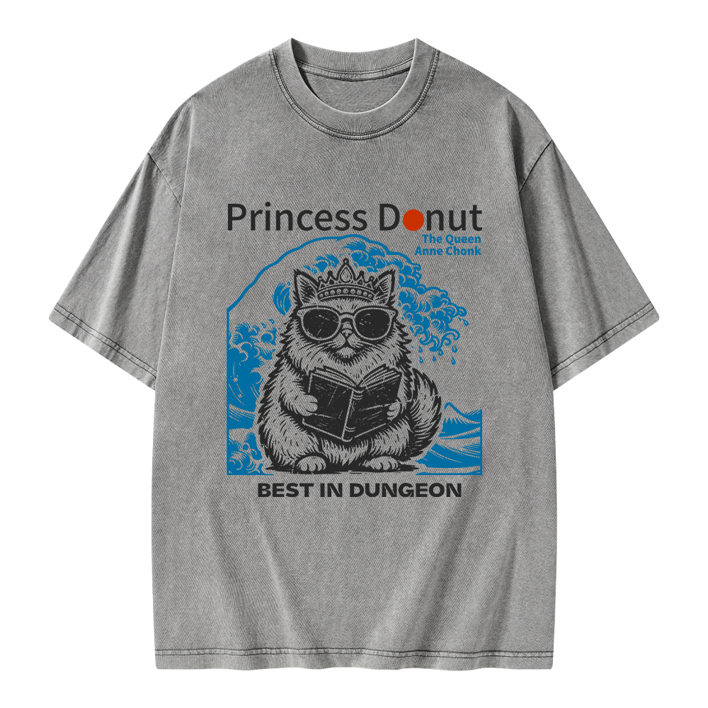 Pagewings Princess Donut Unisex Washed T-shirt