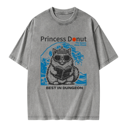 Pagewings Princess Donut Unisex Washed T-shirt