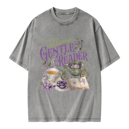 Pagewings Dearest Gentle Reader Unisex Washed T-shirt