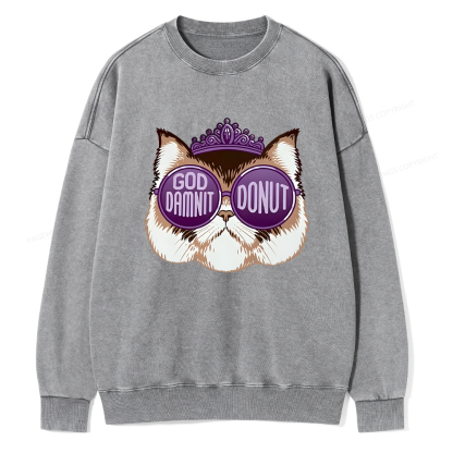 Pagewings Sci-Fi Book Lover Unisex Washed Sweatshirt