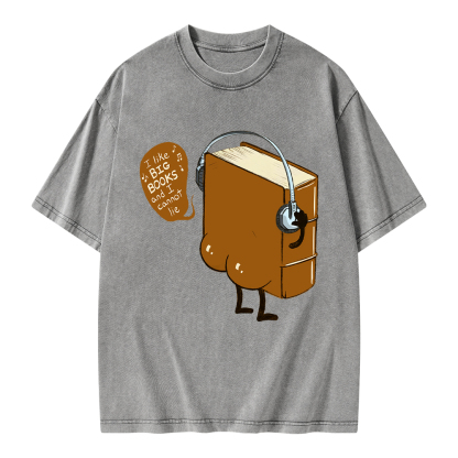 Pagewings Big Books Unisex Washed T-shirt