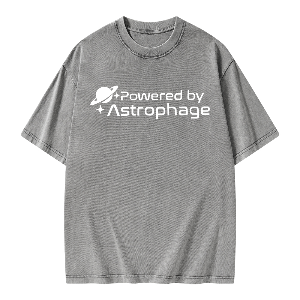Pagewings Powered By Astrophag Unisex Washed T-shirt