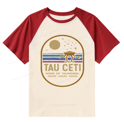 Pagewings Sci‑Fi Fan Raglan T-shirt