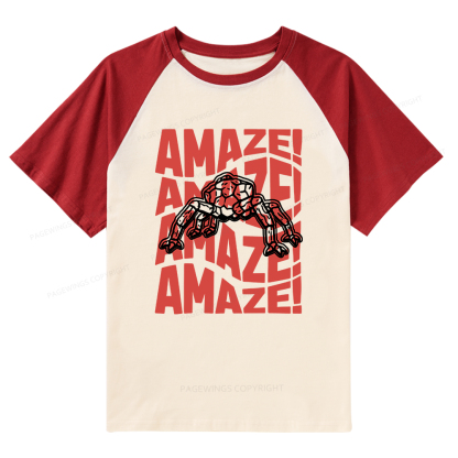 Pagewings Space Raglan T-shirt